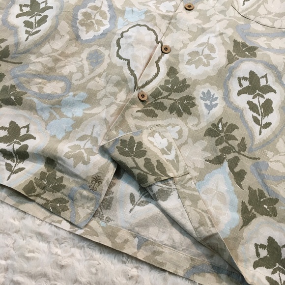 Tommy Bahama Men’s Hawaiian Button Down Shirt M - Picture 5 of 8